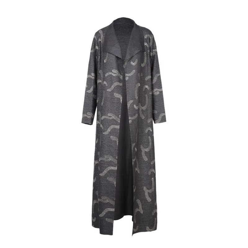 2025 New Women's Pleated Abaya – Stretchable, Embroidered, High-Quality, Casual