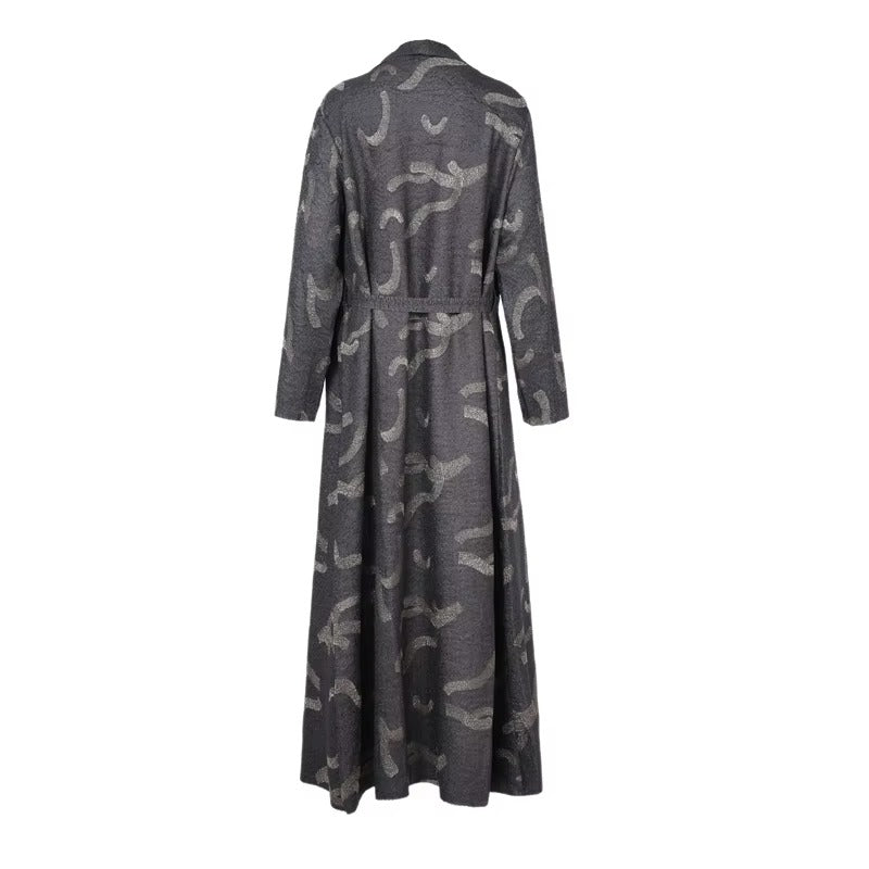 2025 New Women's Pleated Abaya – Stretchable, Embroidered, High-Quality, Casual