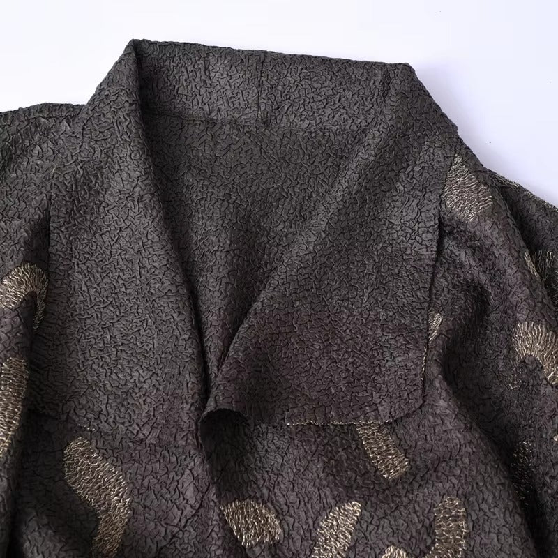 2025 New Women's Pleated Abaya – Stretchable, Embroidered, High-Quality, Casual