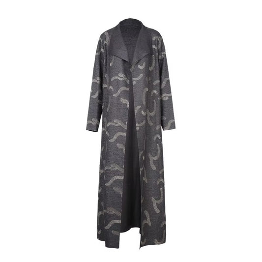 2025 New Women's Pleated Abaya – Stretchable, Embroidered, High-Quality, Casual