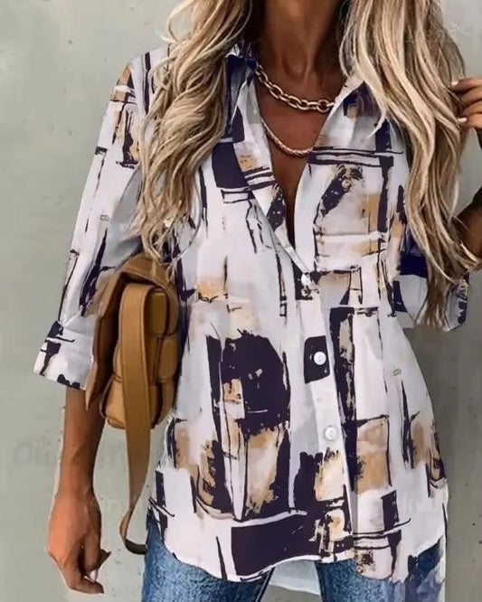 Stock Available Women's Blouses & Shirts – Comfortable Fabric, Digital Printing, Formal